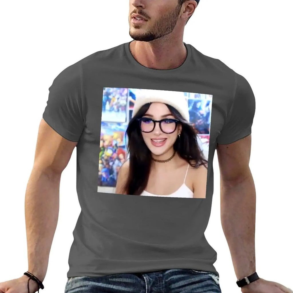 Sssniperwolf fan T-Shirt mens graphic t shirts cotton t shirt pack T-Shirt