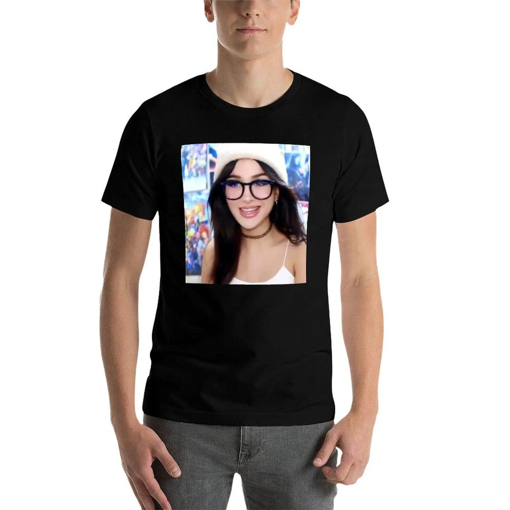 Sssniperwolf fan T-Shirt mens graphic t shirts cotton t shirt pack T-Shirt
