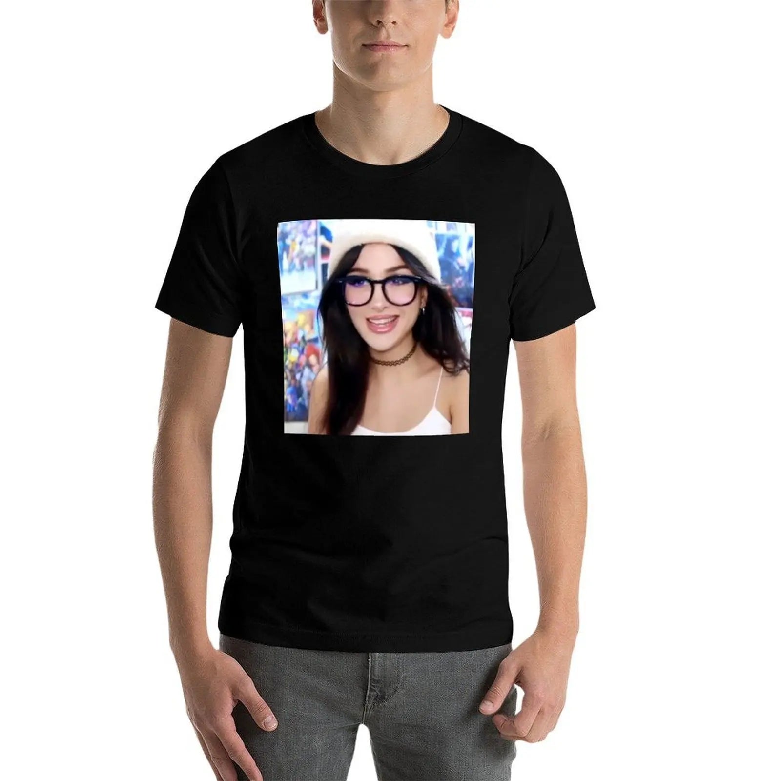 Sssniperwolf fan T-Shirt mens graphic t shirts cotton t shirt pack T-Shirt