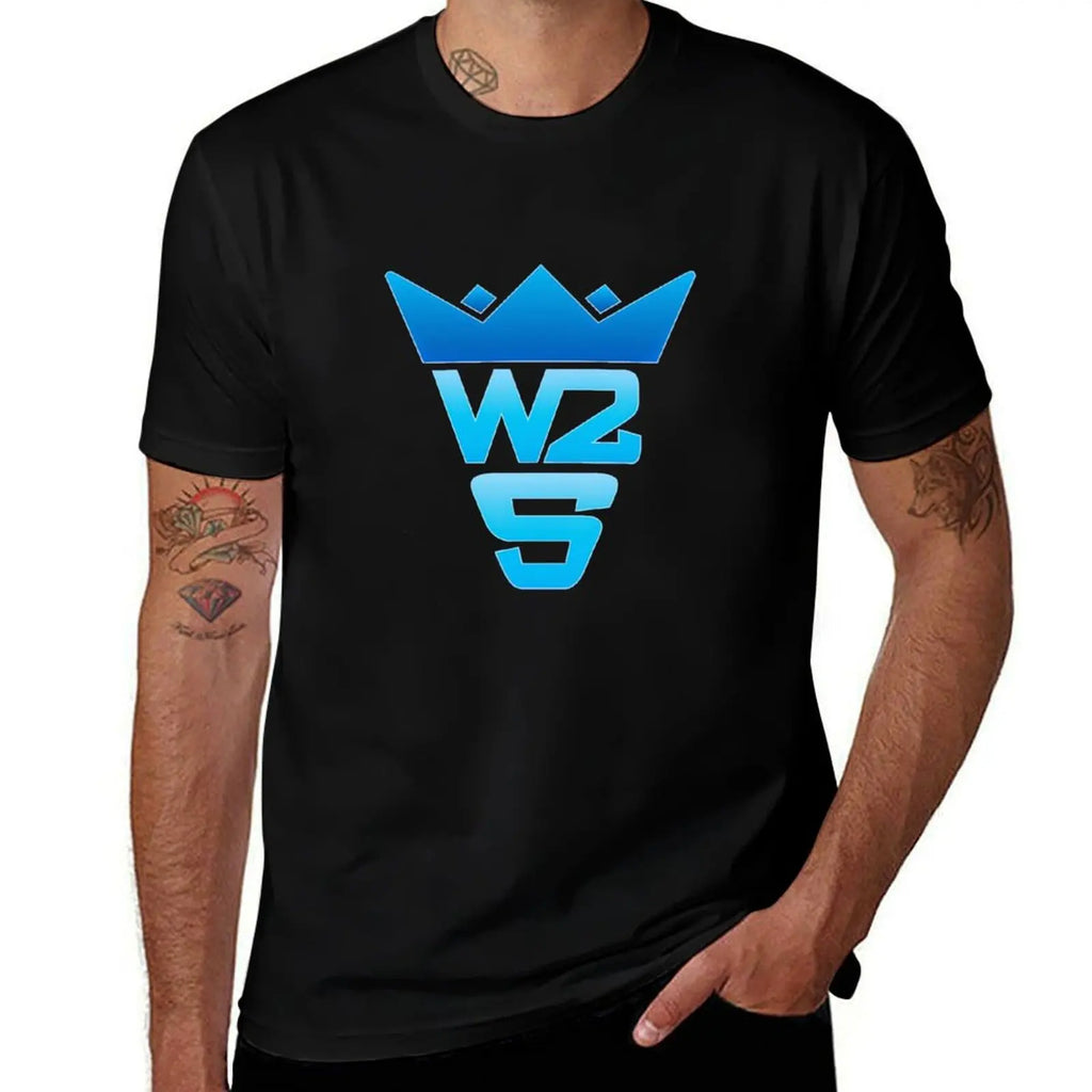 Wroetoshaw/W2S LOGO T-Shirt man t shirts graphic t shirts for man graphic vintage T-Shirt