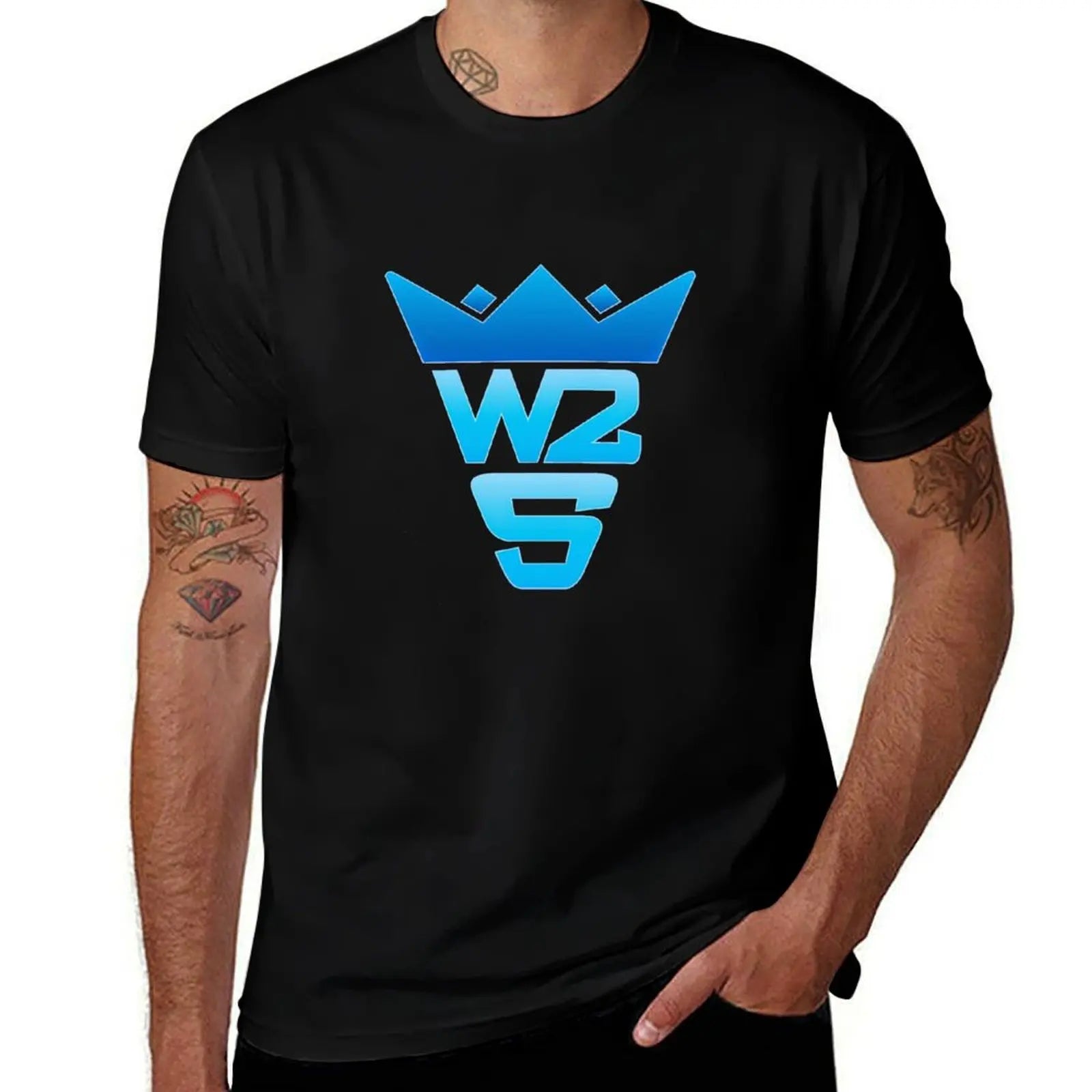Wroetoshaw/W2S LOGO T-Shirt man t shirts graphic t shirts for man graphic vintage T-Shirt