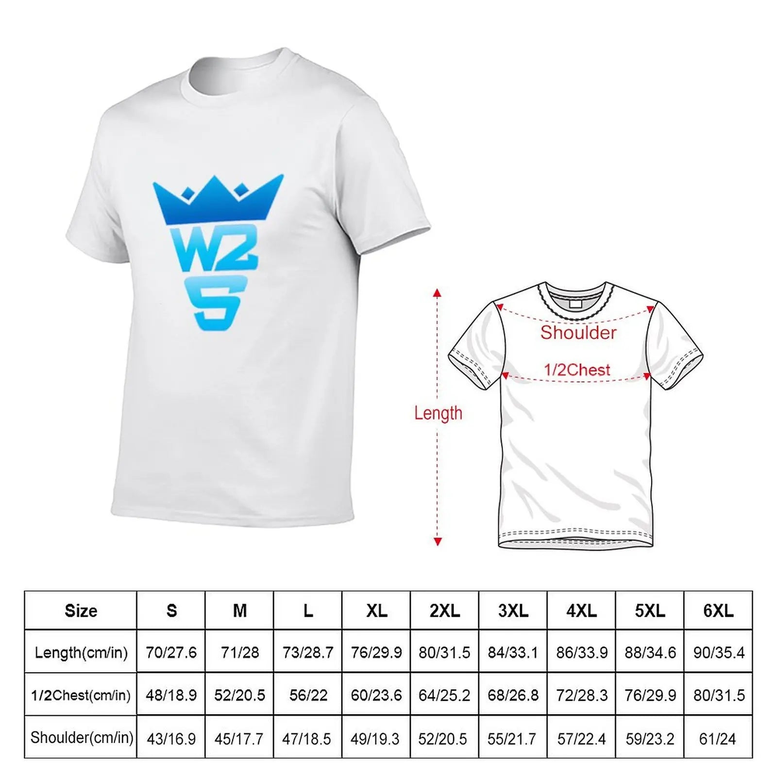 Wroetoshaw/W2S LOGO T-Shirt man t shirts graphic t shirts for man graphic vintage T-Shirt